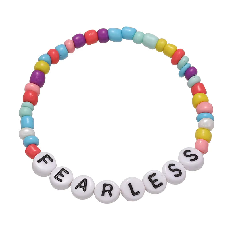 "Fearless" Bead Bracelet