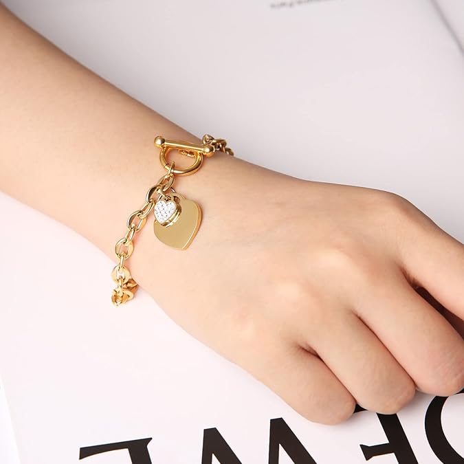 Heart Lock Bracelet