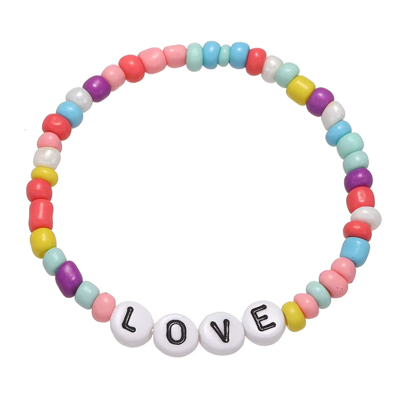 "Love" Bead Bracelet
