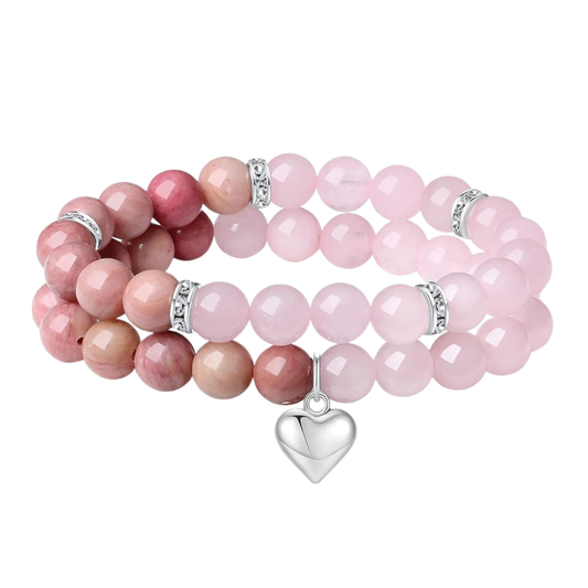 Pink Cloud Stack Bracelet